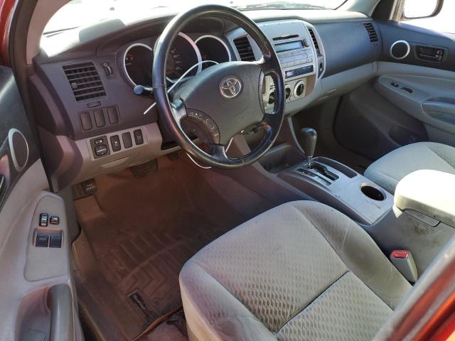 5TETX22N89Z644081 - 2009 TOYOTA TACOMA ACCESS CAB წითელი ფოტო 8
