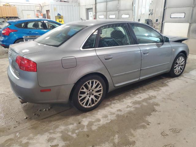 WAUDF78E48A163620 - 2008 AUDI A4 2.0T QUATTRO SILVER photo 3