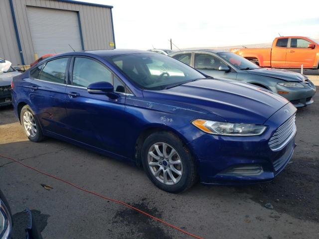 3FA6P0HR4DR298217 - 2013 FORD FUSION SE BLUE photo 4