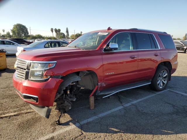 1GNSKCKC6FR609424 - 2015 CHEVROLET TAHOE K1500 LTZ RED photo 1