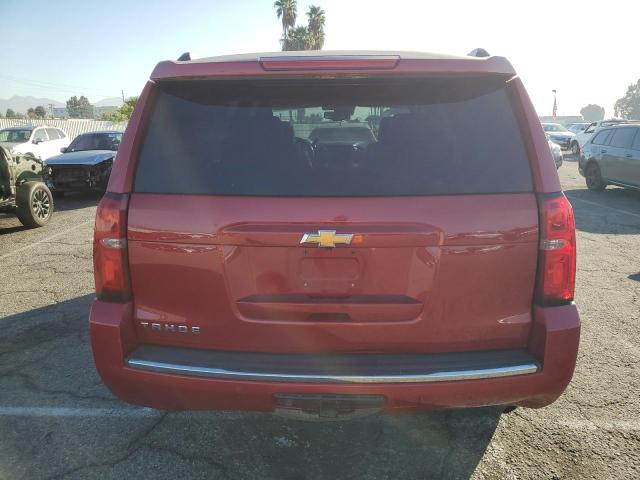 1GNSKCKC6FR609424 - 2015 CHEVROLET TAHOE K1500 LTZ RED photo 6