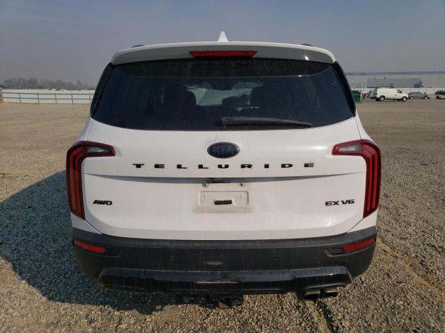 5XYP3DHC2MG178729 - 2021 KIA TELLURIDE EX WHITE photo 6