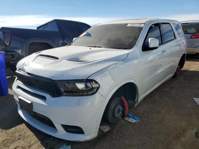 1C4SDJGJ6JC364585 - 2018 DODGE DURANGO SRT WHITE photo 1