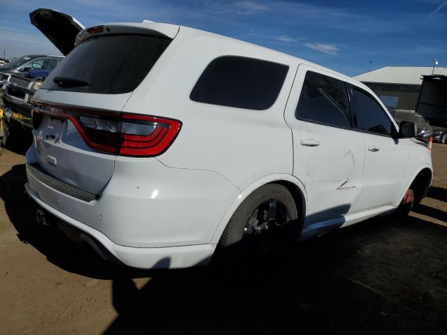 1C4SDJGJ6JC364585 - 2018 DODGE DURANGO SRT WHITE photo 3