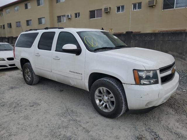 1GNSCJE0XDR372369 - 2013 CHEVROLET SUBURBAN C1500 LT WHITE photo 4