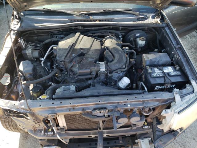 5TFJU4GN0CX013330 - 2012 TOYOTA TACOMA DOUBLE CAB PRERUNNER GRAY photo 11