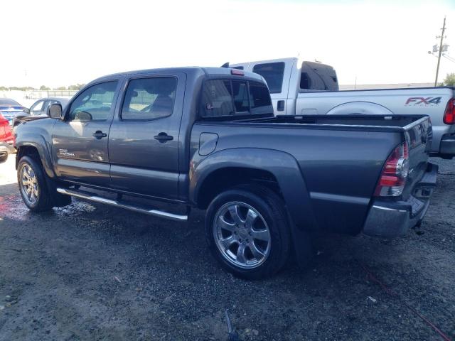 5TFJU4GN0CX013330 - 2012 TOYOTA TACOMA DOUBLE CAB PRERUNNER GRAY photo 2