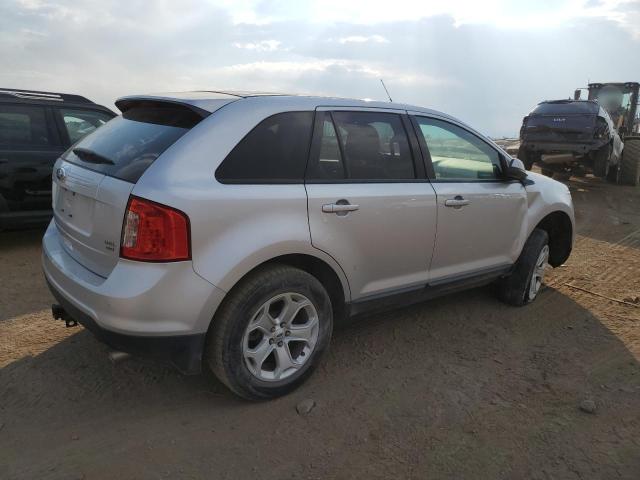 2FMDK4JCXEBA06210 - 2014 FORD EDGE SEL SILVER photo 3