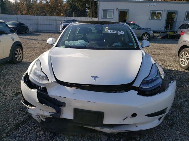 5YJ3E1EA7LF745887 - 2020 TESLA MODEL 3 WHITE photo 5