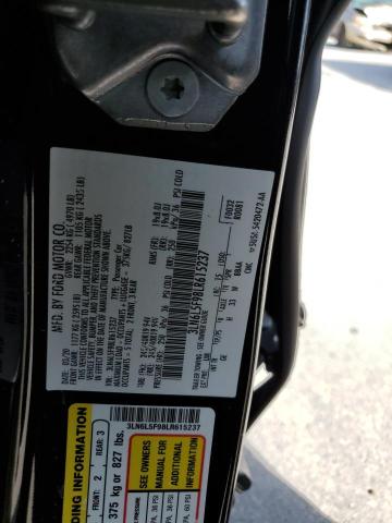 3LN6L5F98LR615237 - 2020 LINCOLN MKZ RESERVE შავი ფოტო 13