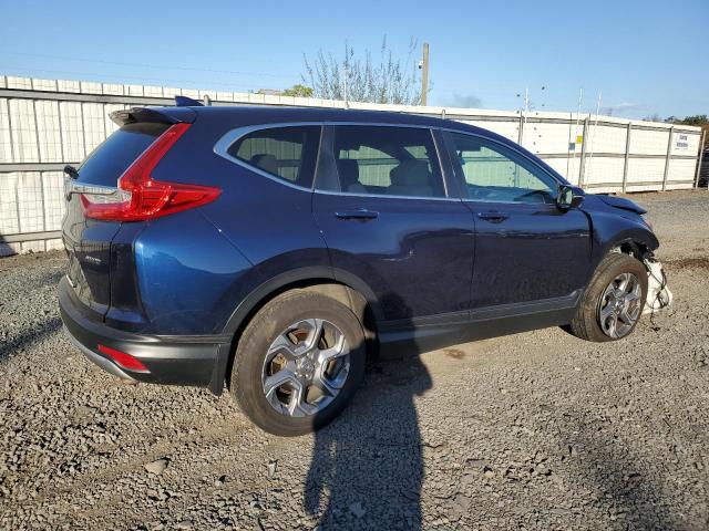 2HKRW2H88HH665030 - 2017 HONDA CR-V EXL BLUE photo 3