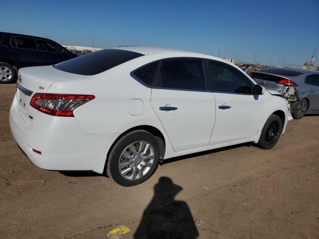 3N1AB7AP4EY321283 - 2014 NISSAN SENTRA S WHITE photo 3