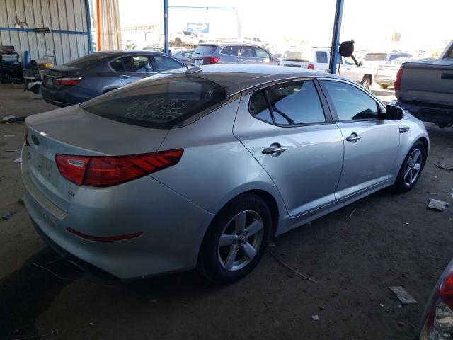 5XXGM4A73EG266561 - 2014 KIA OPTIMA LX SILVER photo 3