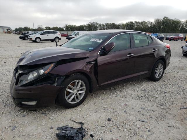 5XXGM4A79DG230176 - 2013 KIA OPTIMA LX MAROON photo 1