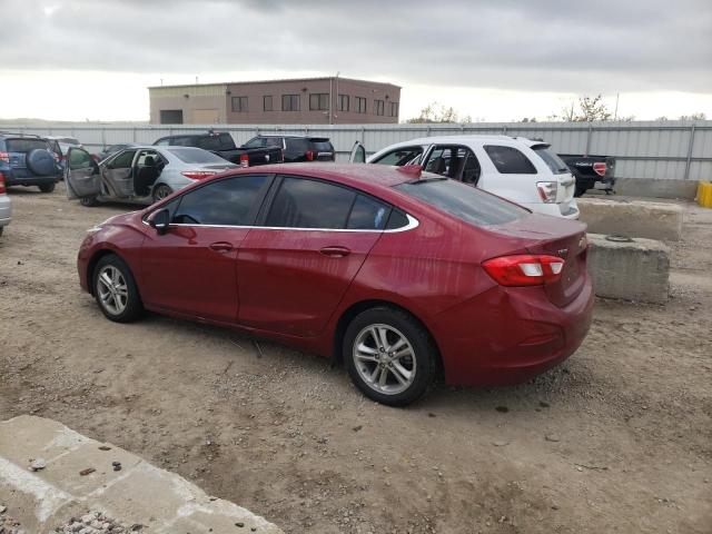 1G1BE5SM2H7241609 - 2017 CHEVROLET CRUZE LT BURGUNDY photo 2