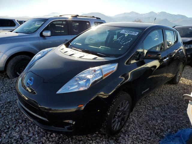 1N4AZ0CPXEC331828 - 2014 NISSAN LEAF S BLACK photo 1