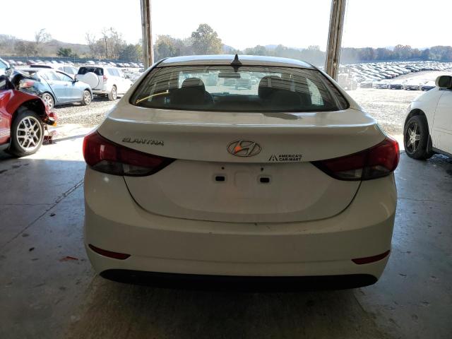 5NPDH4AE4GH694832 - 2016 HYUNDAI ELANTRA SE WHITE photo 6