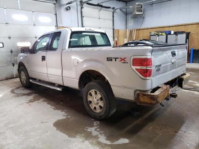 1FTEX1EM1CKD47218 - 2012 FORD F150 SUPER CAB SILVER photo 2