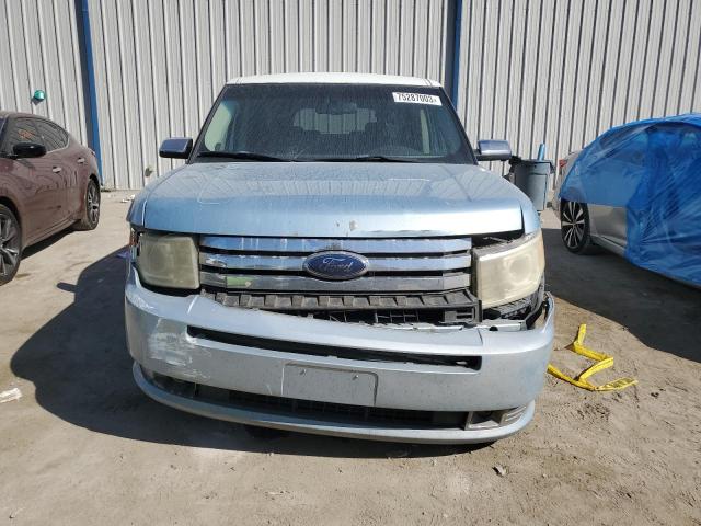 2FMDK53C19BA17086 - 2009 FORD FLEX LIMITED BLUE photo 5