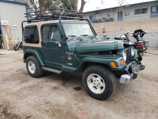 1J4FY49S2XP453594 - 1999 JEEP WRANGLER / SAHARA GREEN photo 4