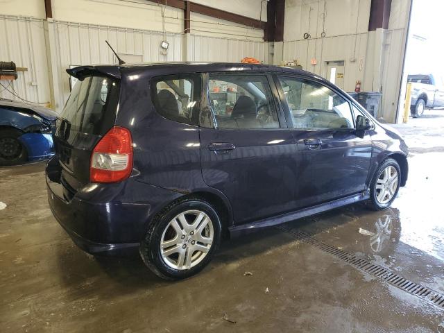 JHMGD38688S050706 - 2008 HONDA FIT SPORT BLUE photo 3