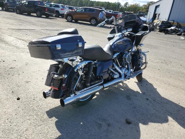 1HD1KHM19DB627790 - 2013 HARLEY-DAVIDSON FLTRX ROAD GLIDE CUSTOM BLUE photo 4