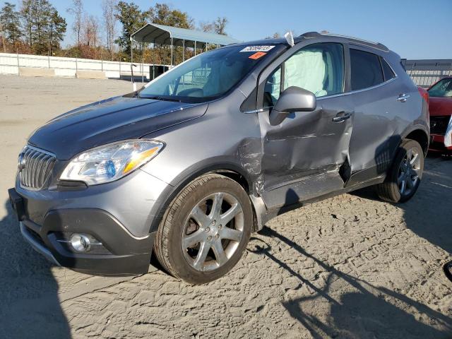 KL4CJDSB6DB108983 - 2013 BUICK ENCORE PREMIUM GRAY photo 1