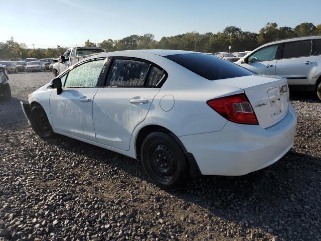 2HGFB2F57CH591173 - 2012 HONDA CIVIC LX WHITE photo 2