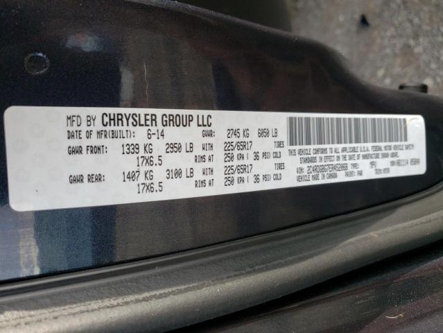 2C4RDGBG7ER452068 - 2014 DODGE GRAND CARA SE CHARCOAL photo 13