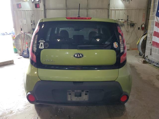 KNDJN2A23E7718884 - 2014 KIA SOUL GREEN photo 6