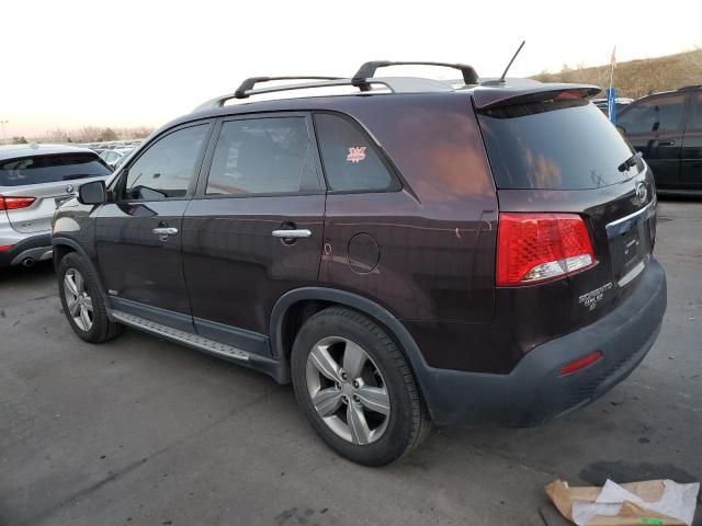 5XYKUDA26CG247574 - 2012 KIA SORENTO EX BURGUNDY photo 2