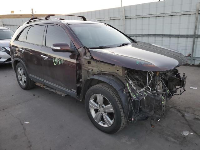 5XYKUDA26CG247574 - 2012 KIA SORENTO EX BURGUNDY photo 4