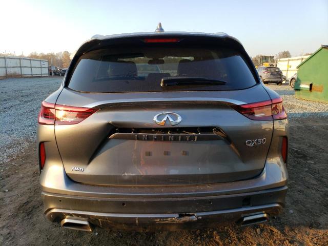 3PCAJ5BB1MF108423 - 2021 INFINITI QX50 LUXE GRAY photo 6