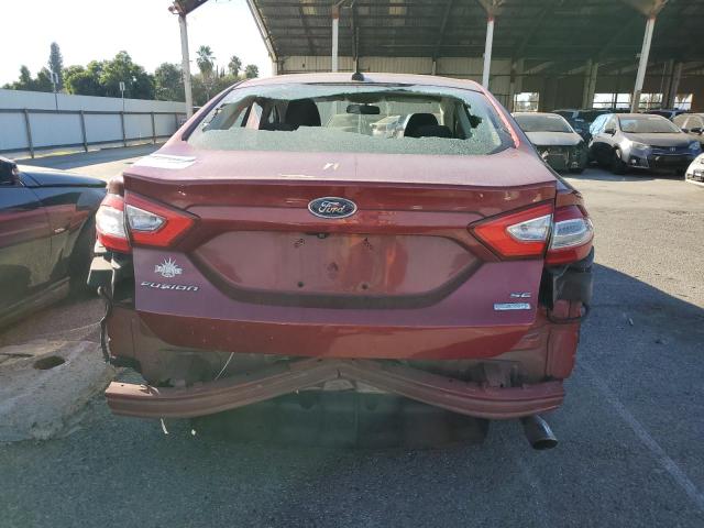 3FA6P0HD2FR188077 - 2015 FORD FUSION SE RED photo 6