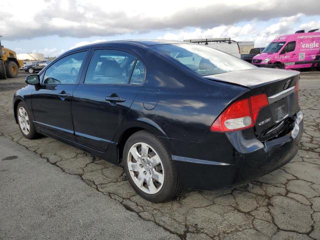 2HGFA1F58BH536744 - 2011 HONDA CIVIC LX BLACK photo 2