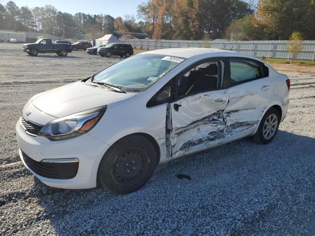 KNADM4A38G6658854 - 2016 KIA RIO LX WHITE photo 1