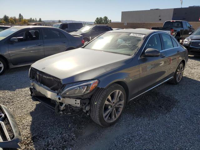 55SWF4HB2JU236091 - 2018 MERCEDES-BENZ C 350E GRAY photo 1