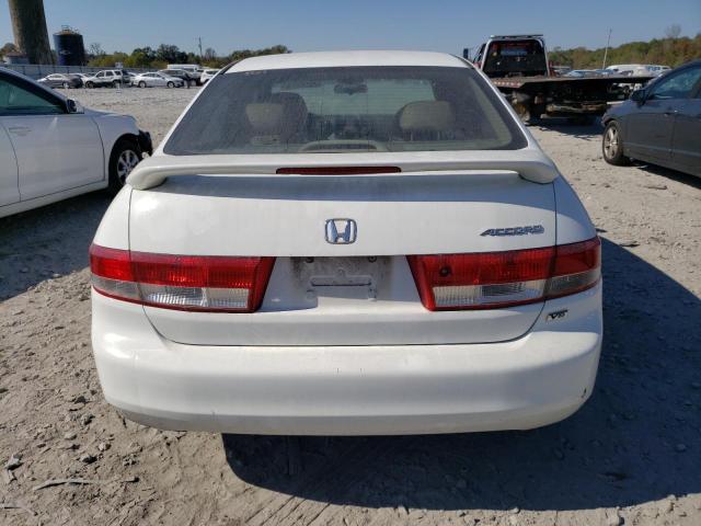 1HGCM66513A073255 - 2003 HONDA ACCORD EX WHITE photo 6