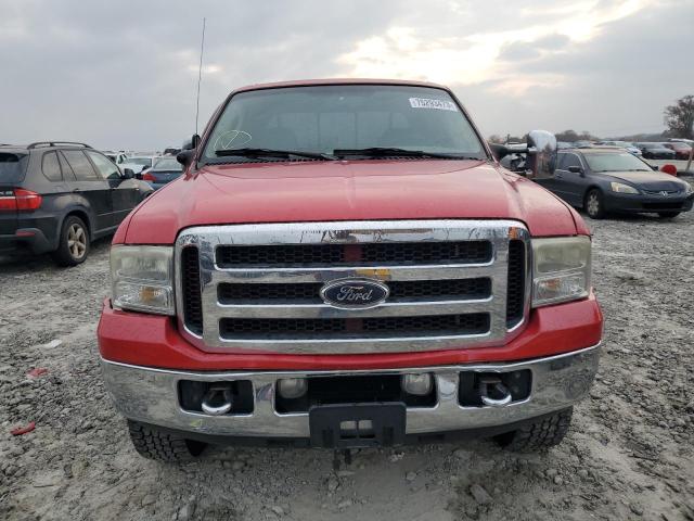 1FTSW21P76EB56756 - 2006 FORD F-250 SUPER DUTY RED photo 5