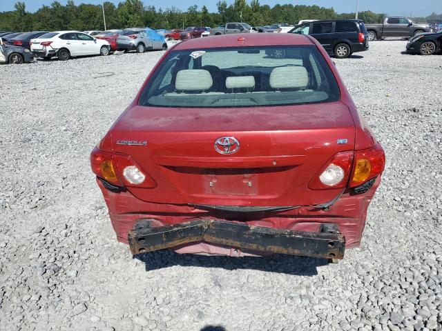 1NXBU40E99Z070839 - 2009 TOYOTA COROLLA BASE RED photo 6