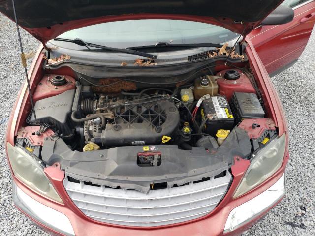 2C8GF68414R296616 - 2004 CHRYSLER PACIFICA RED photo 11