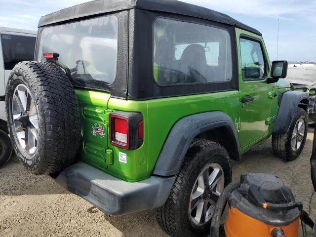 1C4GJXANXJW262069 - 2018 JEEP WRANGLER SPORT GREEN photo 3