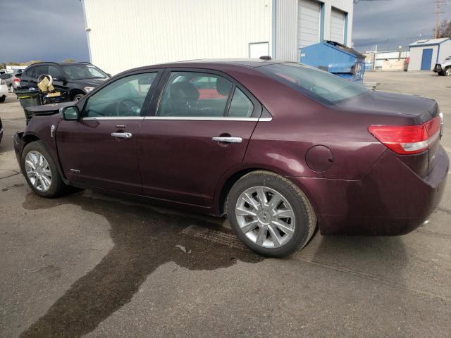 3LNDL2L32CR837133 - 2012 LINCOLN MKZ HYBRID MAROON photo 2