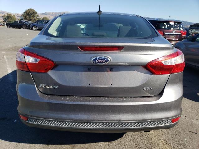 1FAHP3H29CL367235 - 2012 FORD FOCUS SEL GRAY photo 6