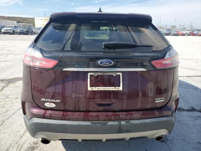 2FMPK3J97LBB42173 - 2020 FORD EDGE SEL MAROON photo 6