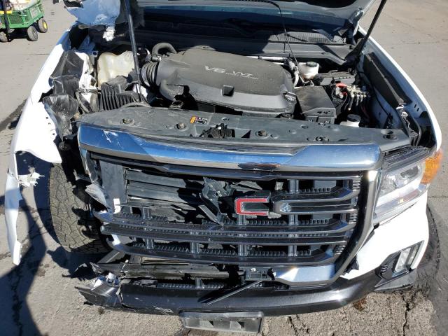 1GTG6FEN3M1105538 - 2021 GMC CANYON AT4 WHITE photo 11