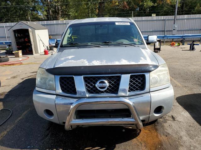 1N6BA06A15N562289 - 2005 NISSAN TITAN XE SILVER photo 5