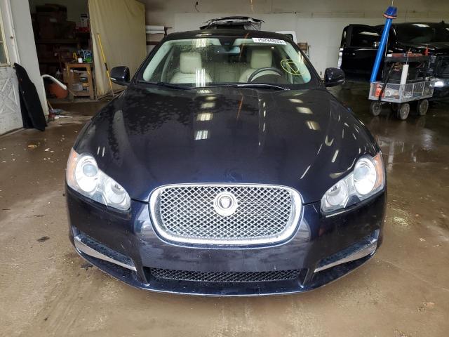 SAJWA0FB9BLS19865 - 2011 JAGUAR XF BLUE photo 5