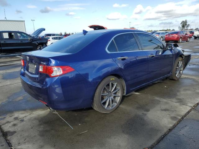 JH4CU2F66AC018655 - 2010 ACURA TSX BLUE photo 3