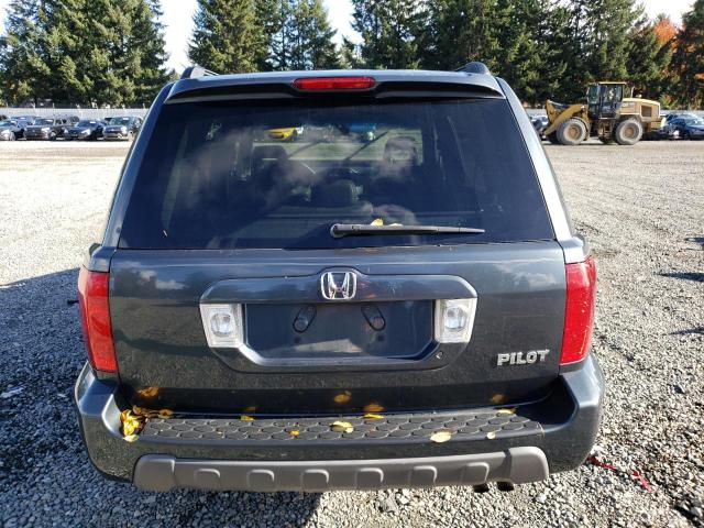 2HKYF18543H569240 - 2003 HONDA PILOT EXL GRAY photo 6